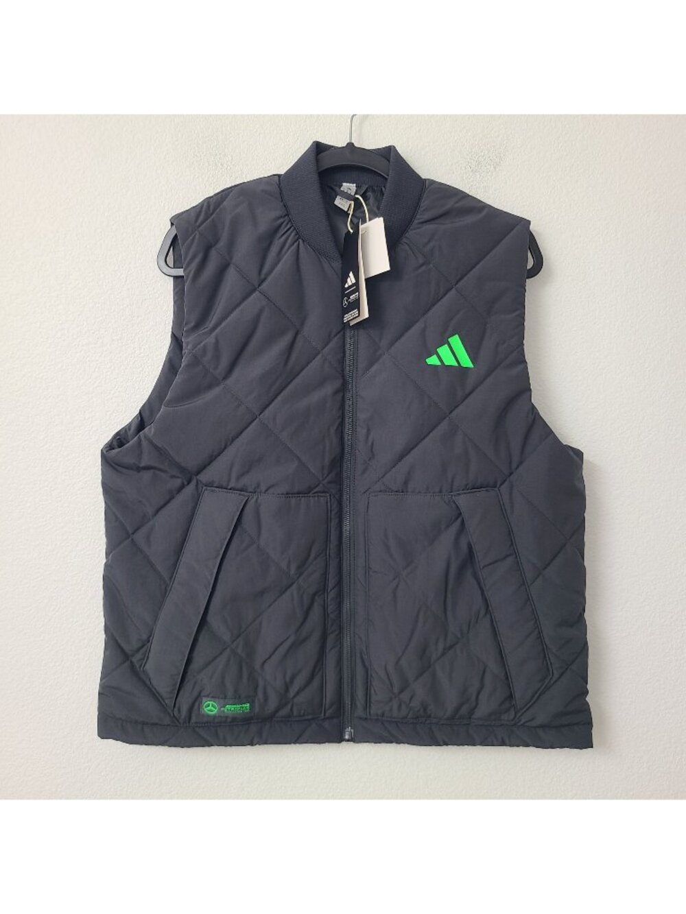 Adidas Mercedes AMG Petronas Formula 1 Team Vest JX8773 Size S Gray